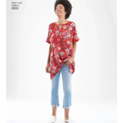 Patron Blouse à Encolure Ajourée Femme - New Look 6555