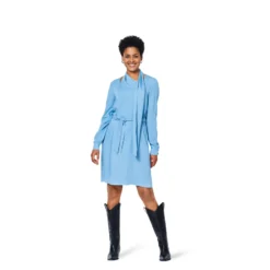 Patron blouse et robe col châle femme - Burda n°5947