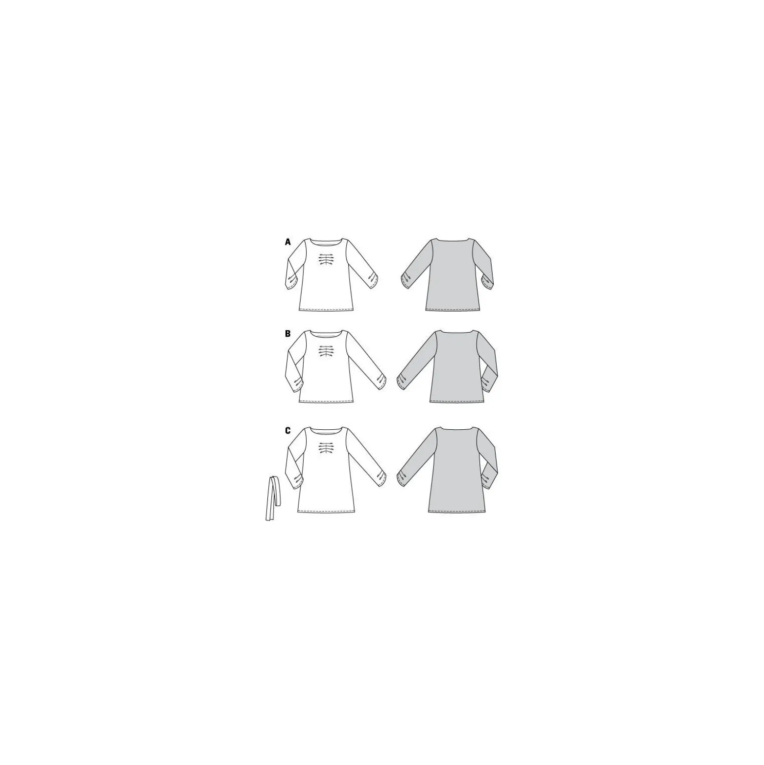 Patron blouse femme - Burda n°5977