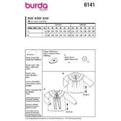 Patron blouse Femme - Burda n°6141