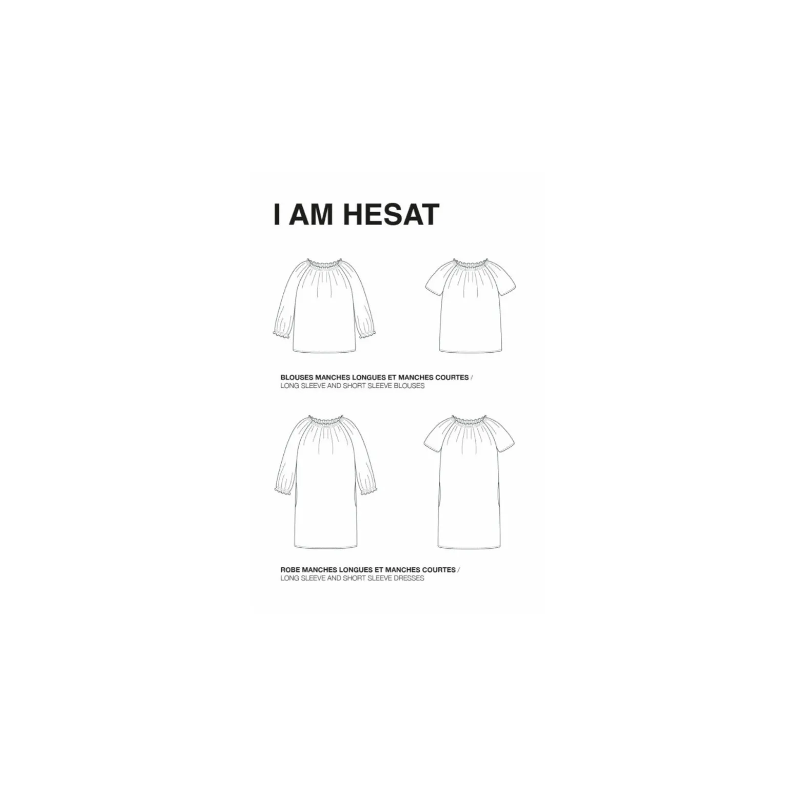 Patron Blouse I AM Patterns - I am Hesat