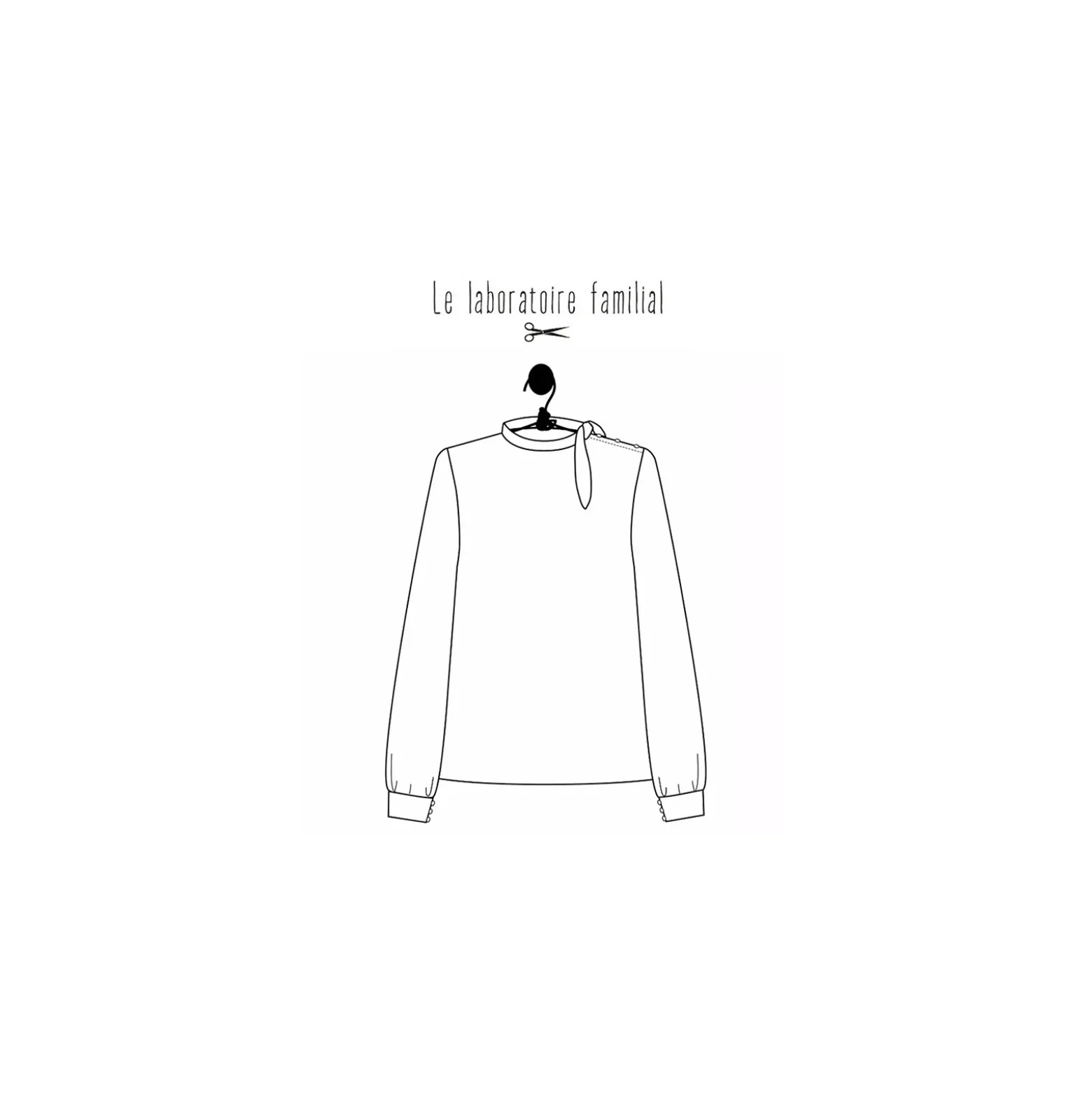 Patron blouse Le laboratoire familial - Florence
