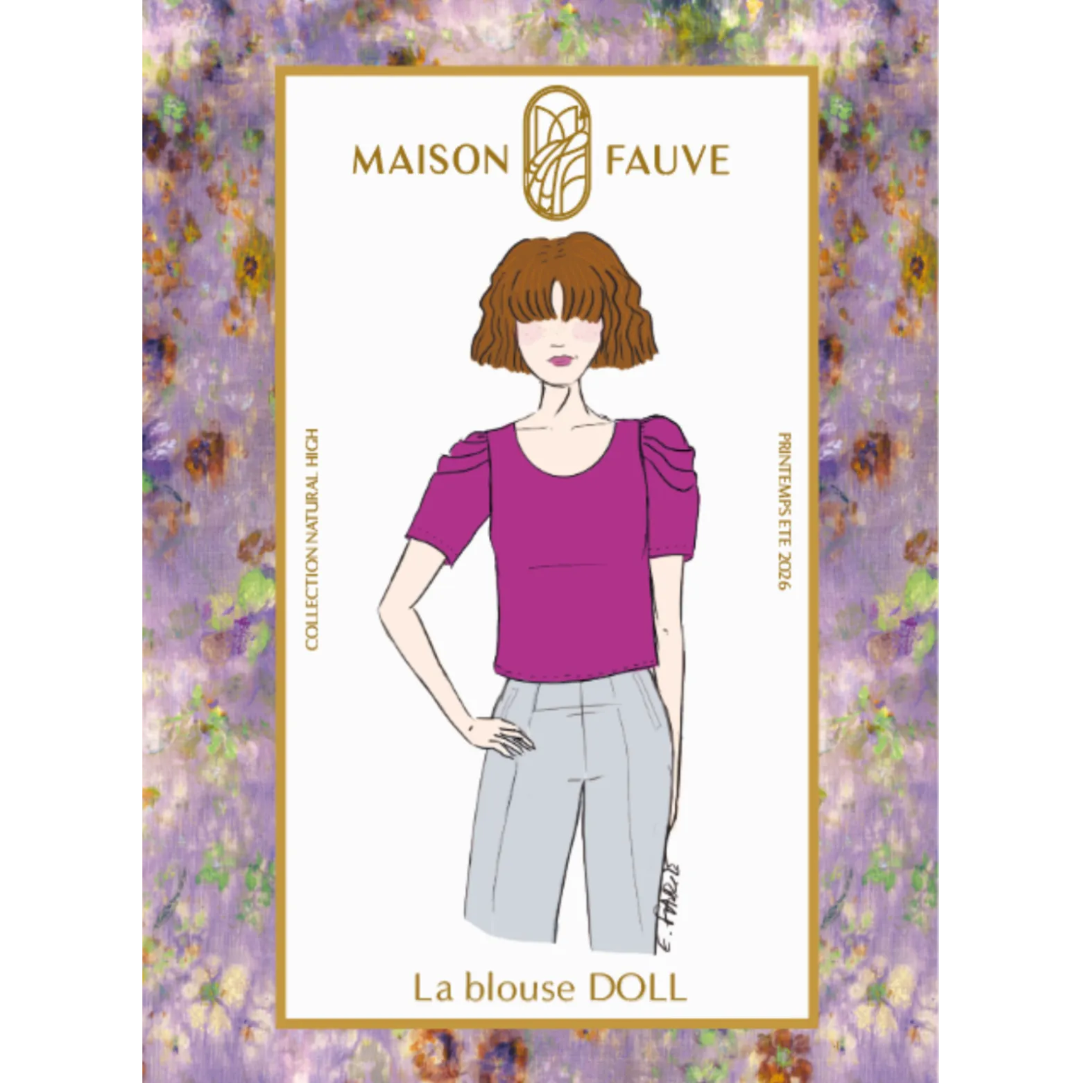 Patron Blouse Maison Fauve - Doll
