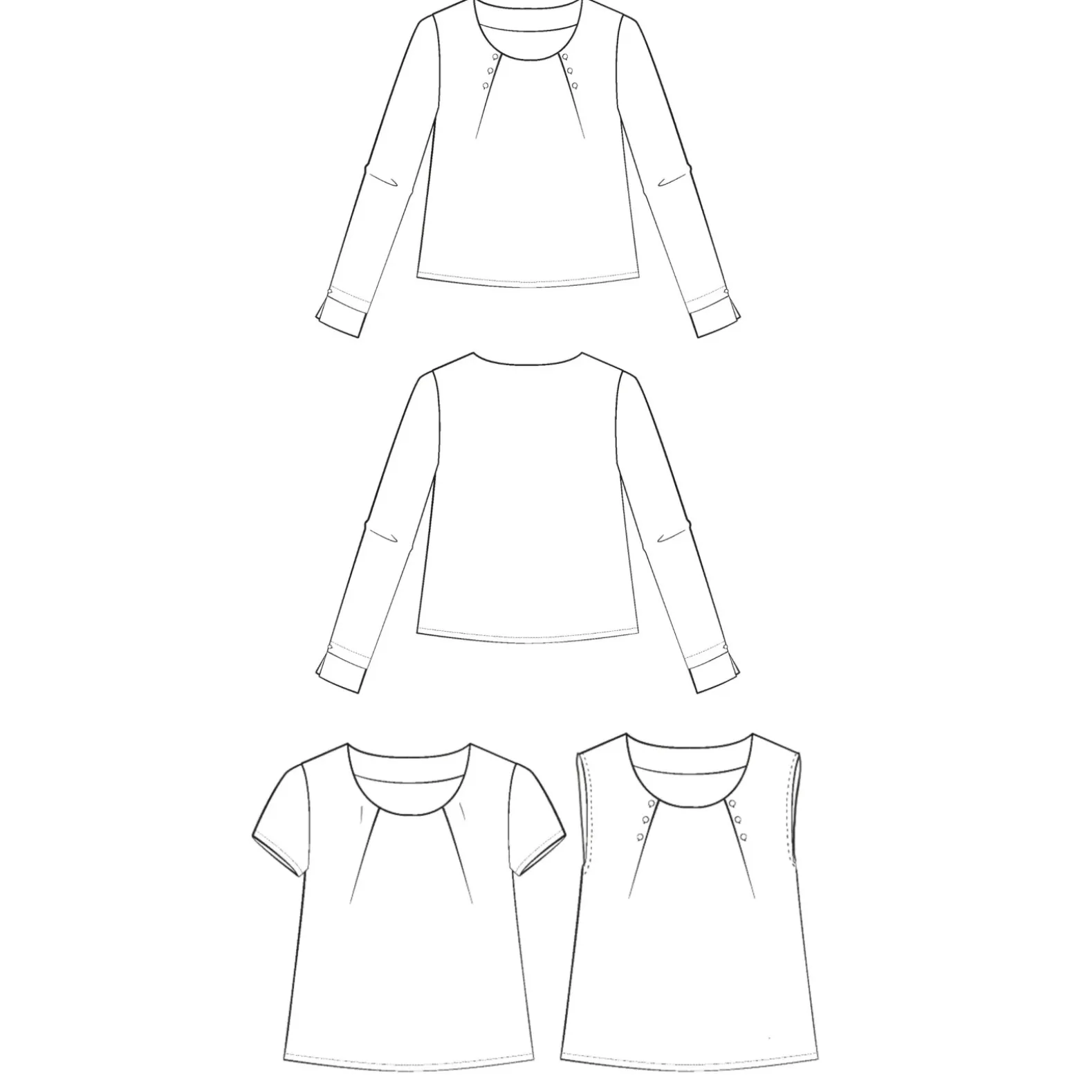 Patron Blouse Maison Fauve - Folio
