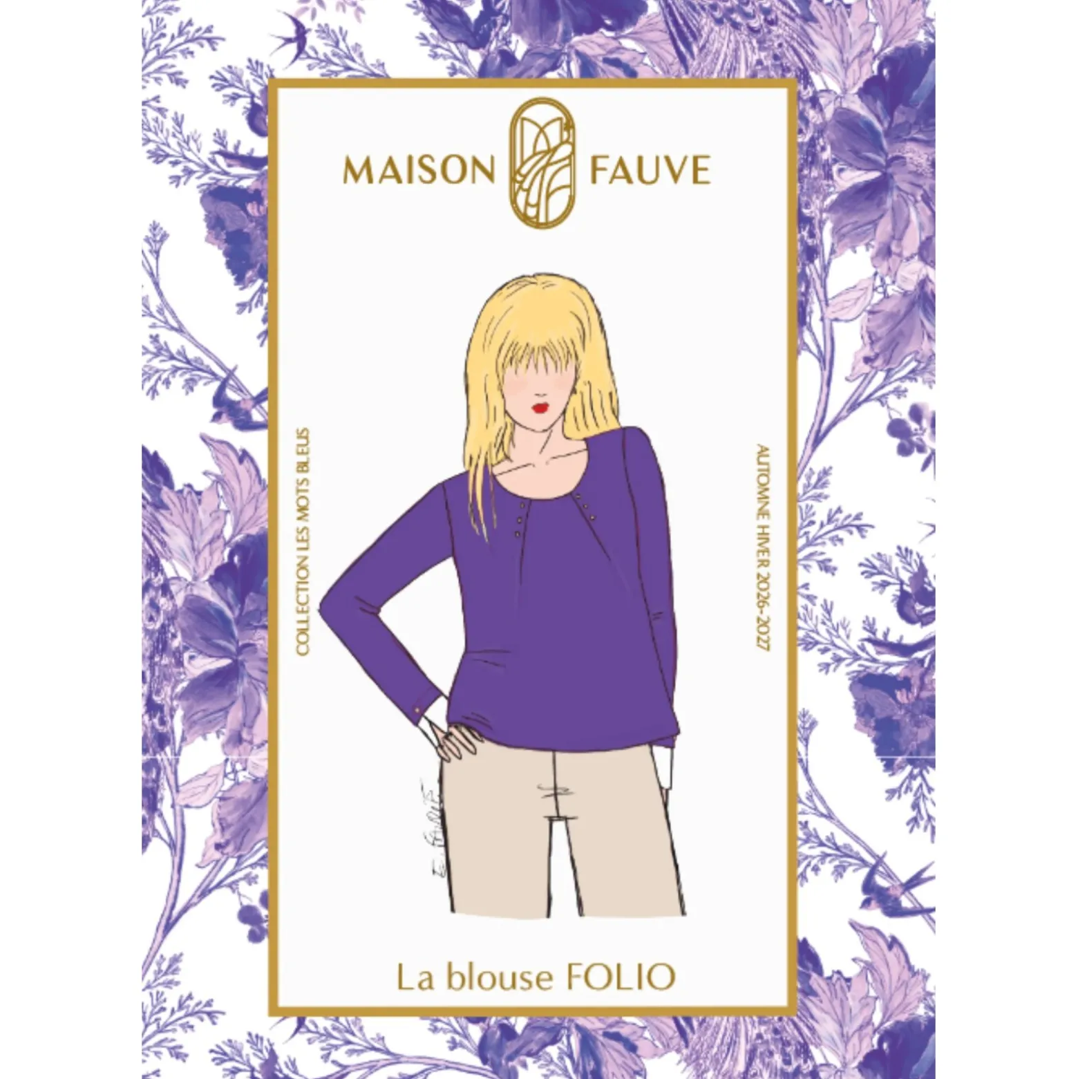 Patron Blouse Maison Fauve - Folio