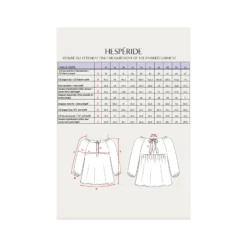 Patron Blouse Maison Fauve - Hespéride