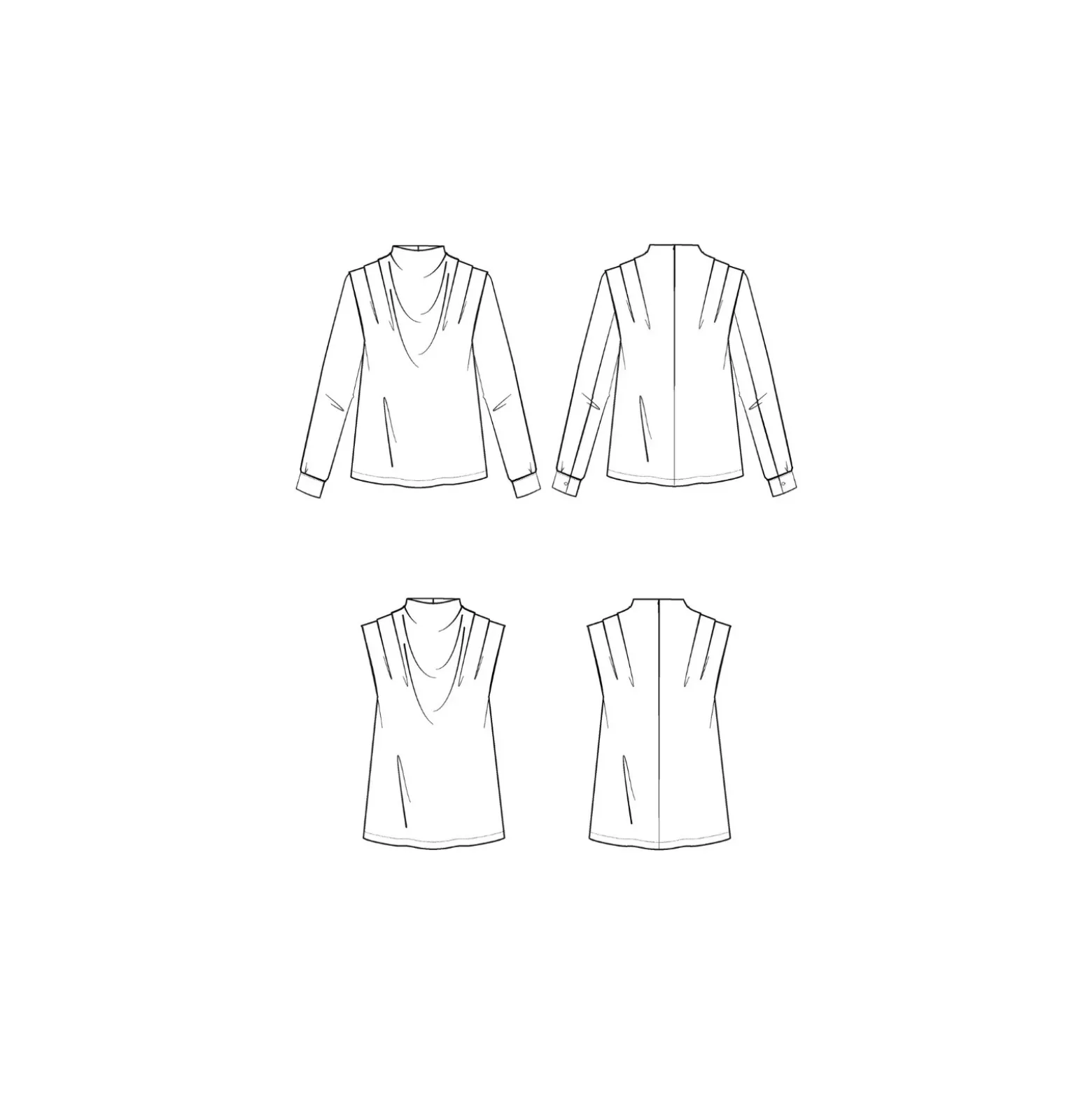 Patron Blouse Maison Fauve - Tempête