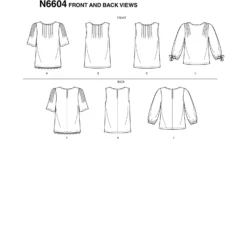 Patron Blouse à Plis Femme - New Look 6604