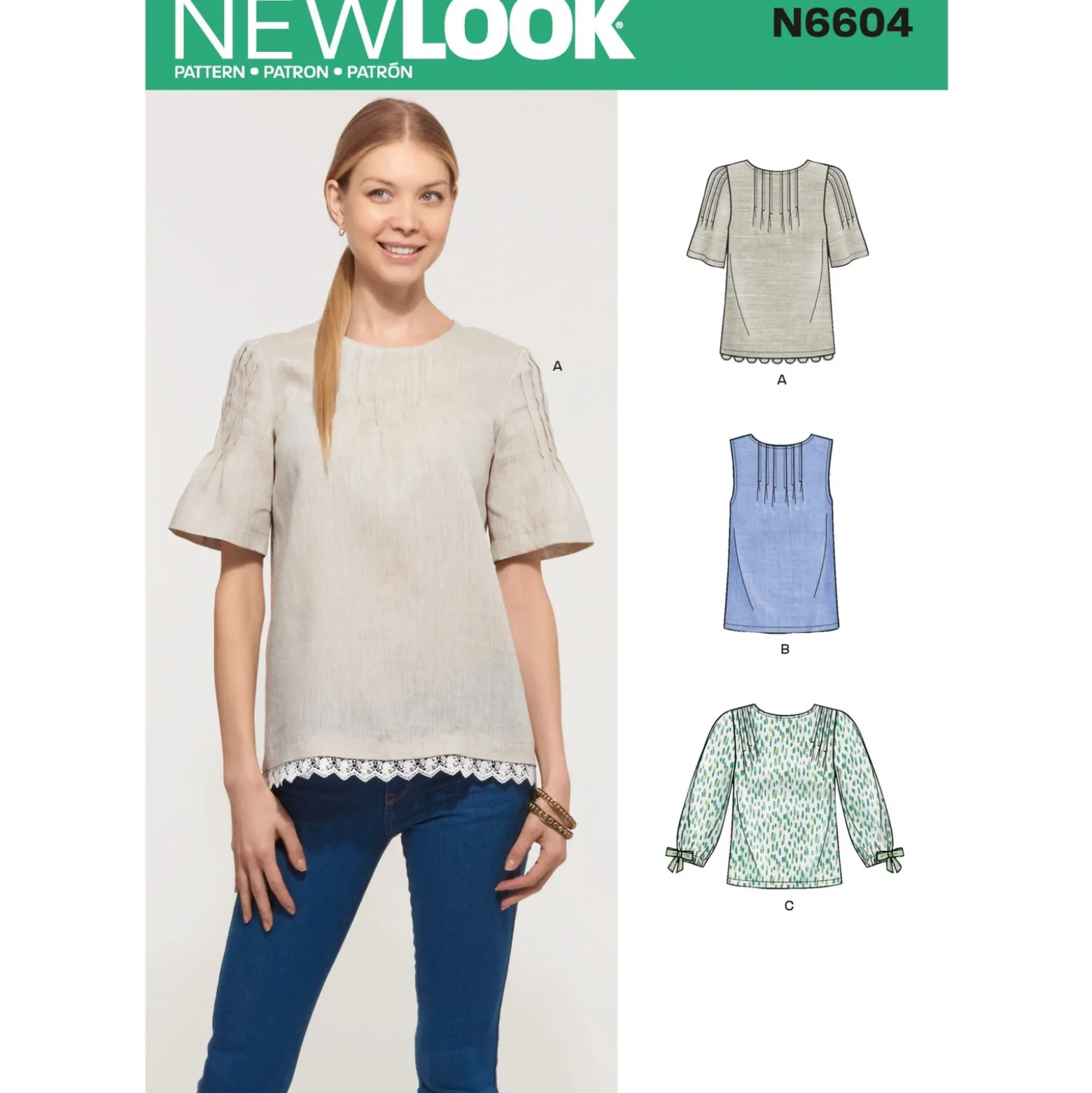 Patron Blouse à Plis Femme - New Look 6604