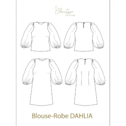 Patron Blouse Robe Clématisse Pattern - Dahlia