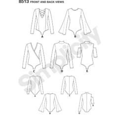 Patron Body Femme - Simplicity n°8513