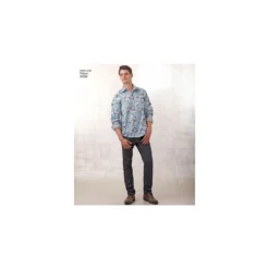 Patron Chemise Droite Mixte - New Look 6232