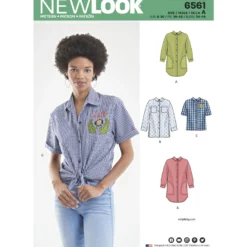Patron Chemise Femme - New Look 6561