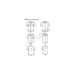 Patron Chemise Mixte - New Look 6197