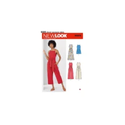 Patron Combinaison Ceinturée Femme - New Look 6616