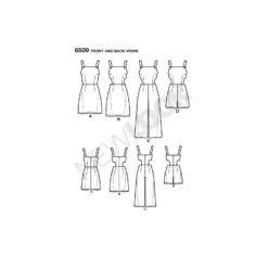 Patron Combinaison et combishort Femme - New Look 6509