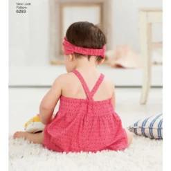Patron Combishort Dos Nu Bébé - New Look 6293