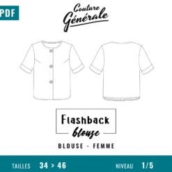 Patron Couture Générale Blouse - Flashback blouse (PDF)