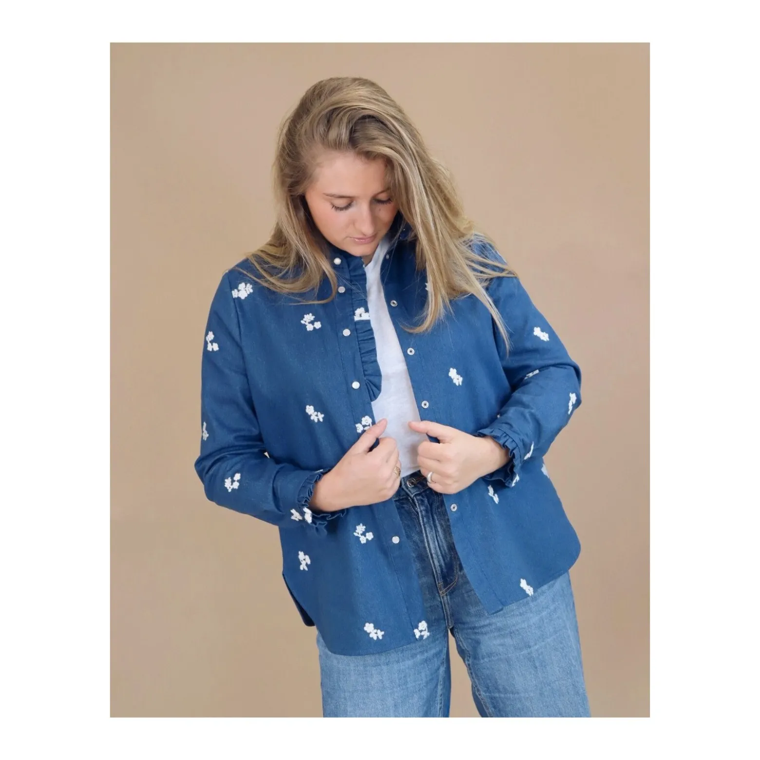 Patron Couture Générale chemise / robe - Jean & col (PDF)
