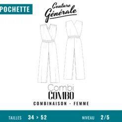 Patron Couture Générale Combinaison - Combi-Combo