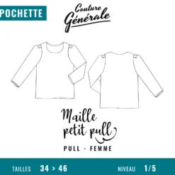 Patron Couture Générale Pull – Maille petit pull