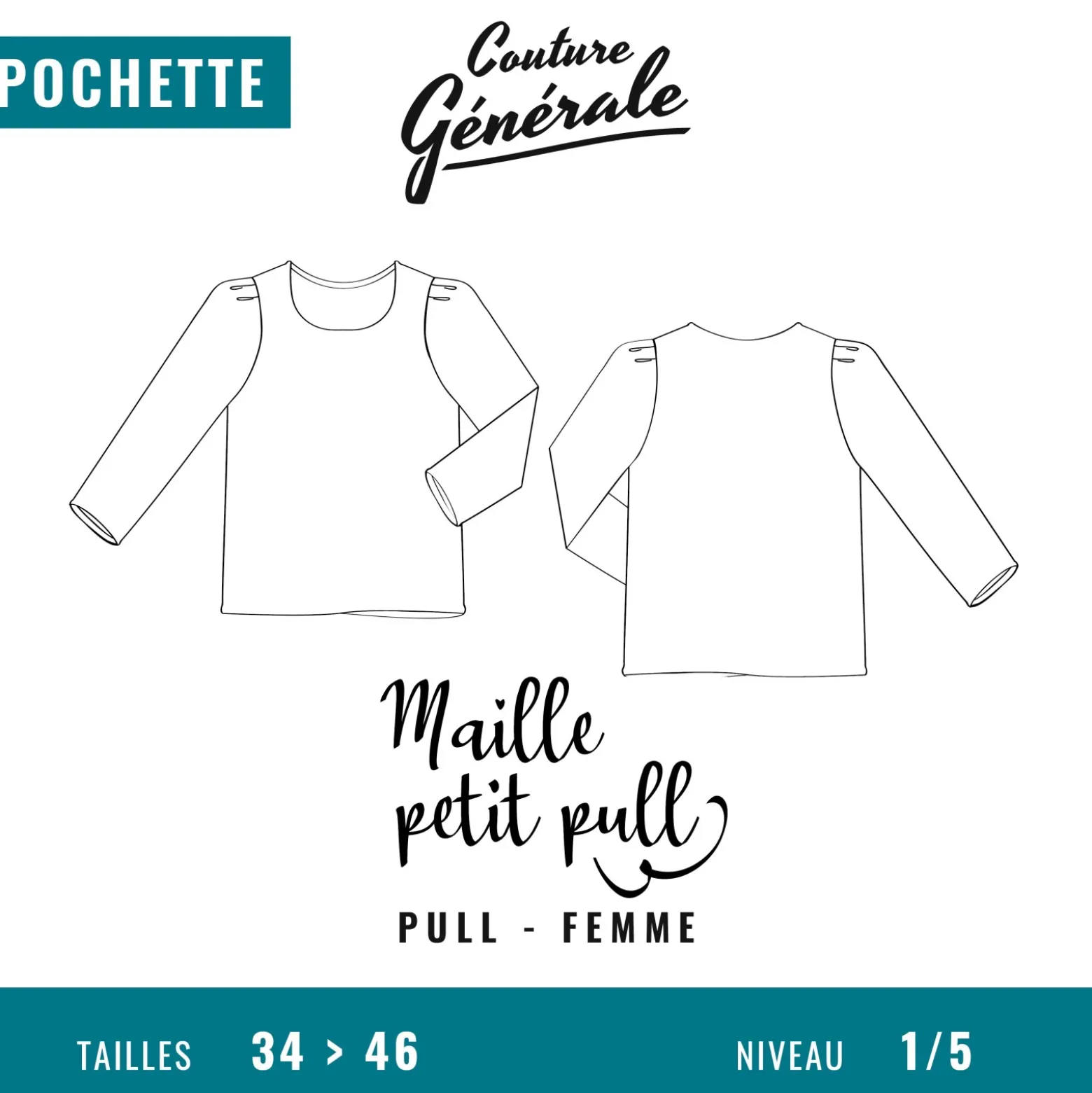 Patron Couture Générale Pull – Maille petit pull