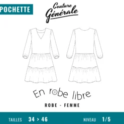 Patron Couture Générale Robe – En robe libre