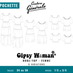 Patron Couture Générale Robe - Gipsy Woman