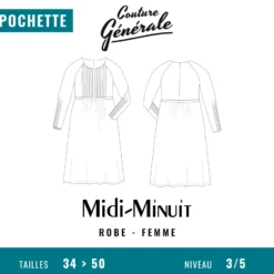 Patron Couture Générale Robe – Midi-Minuit