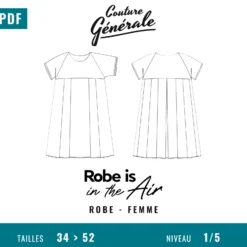 Patron Couture Générale Robe – Robe is in the air (PDF)