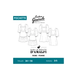 Patron Couture Générale Robe - Sur la route d'Amalfi