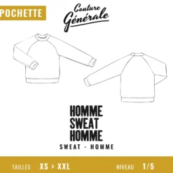 Patron Couture Générale Sweatshirt – Homme sweat homme