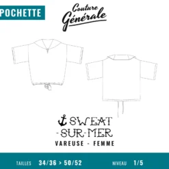 Patron Couture Générale Sweat – Sweat-sur-mer