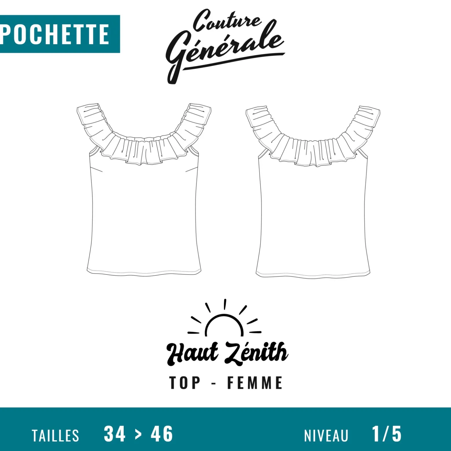 Patron Couture Générale Top - Haut zénith
