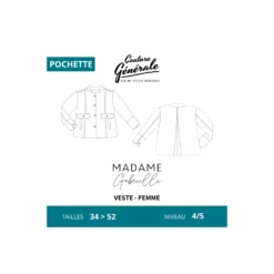 Patron Couture Générale veste - Madame Gabrielle