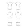 Patron Ensemble chemise mixte Bébé - New Look 6725