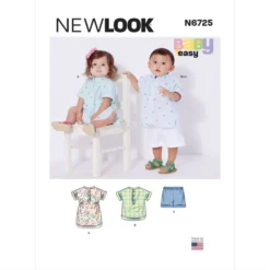 Patron Ensemble chemise mixte Bébé - New Look 6725