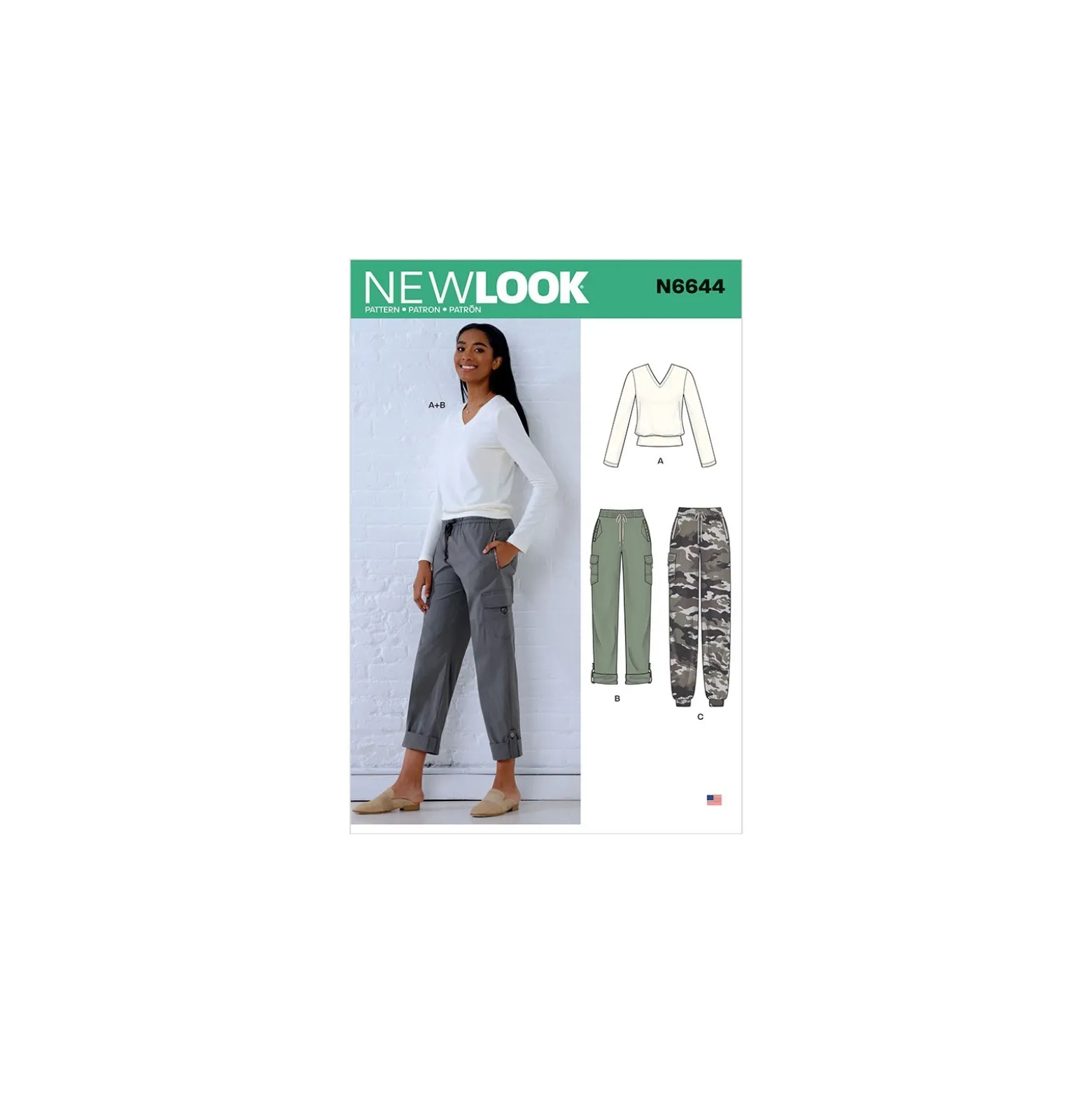 Patron Ensemble Décontracté Femme - New Look 6644