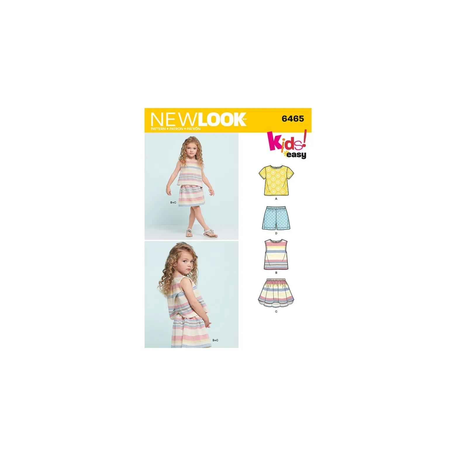 Patron Ensemble Enfant - New Look 6465