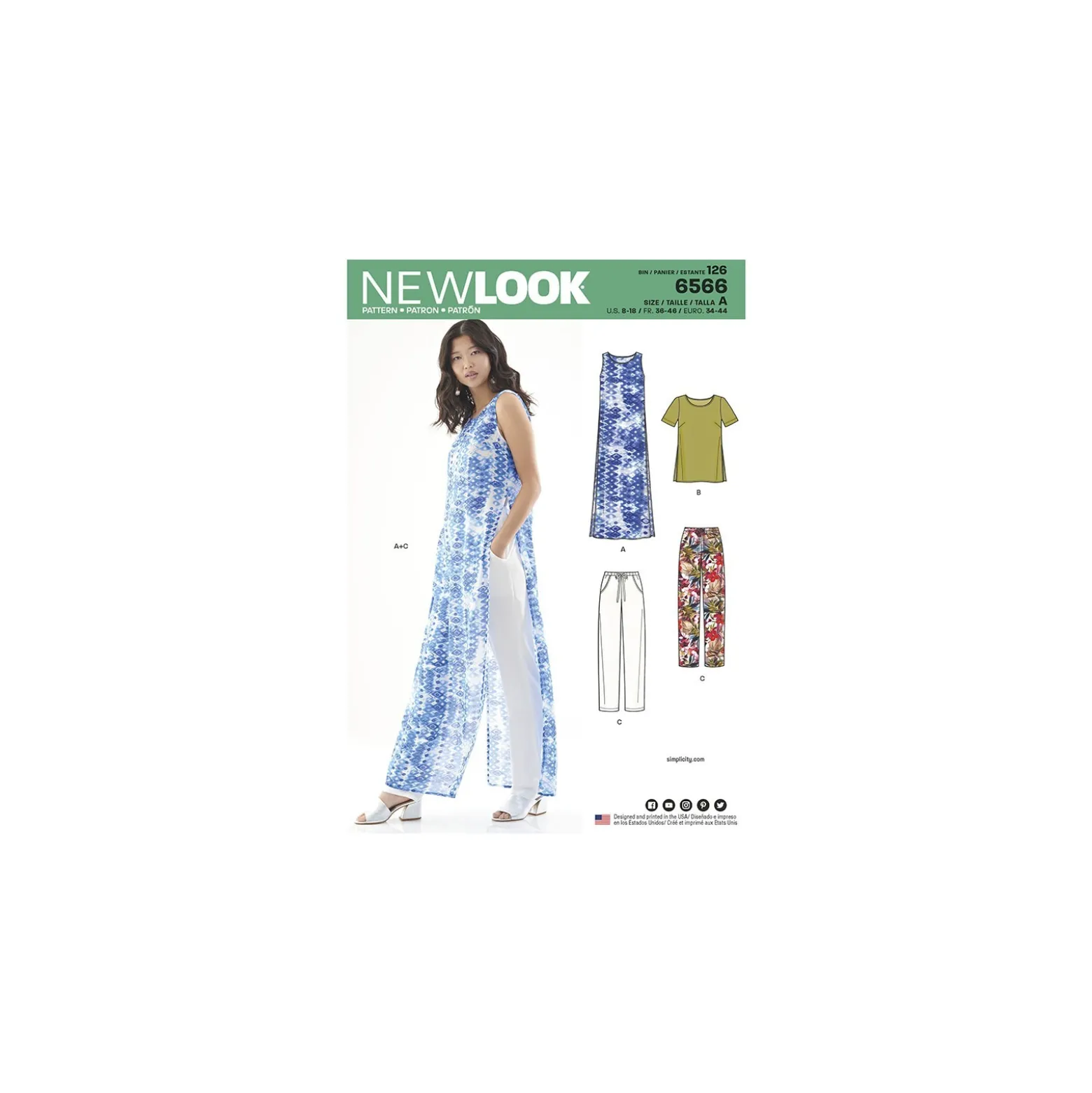 Patron Ensemble Femme - New Look 6566