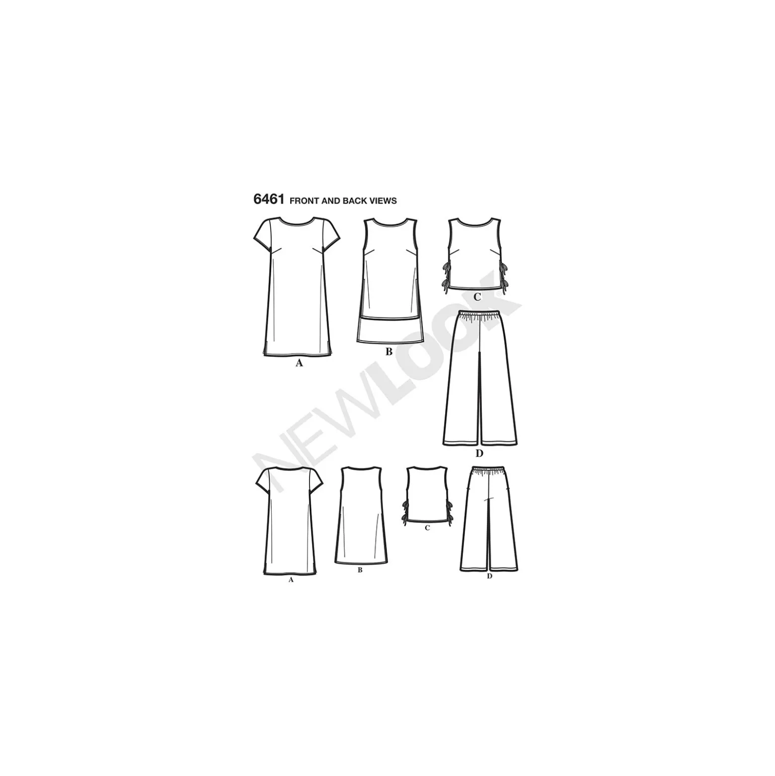 Patron Ensemble Femme - New Look 6461