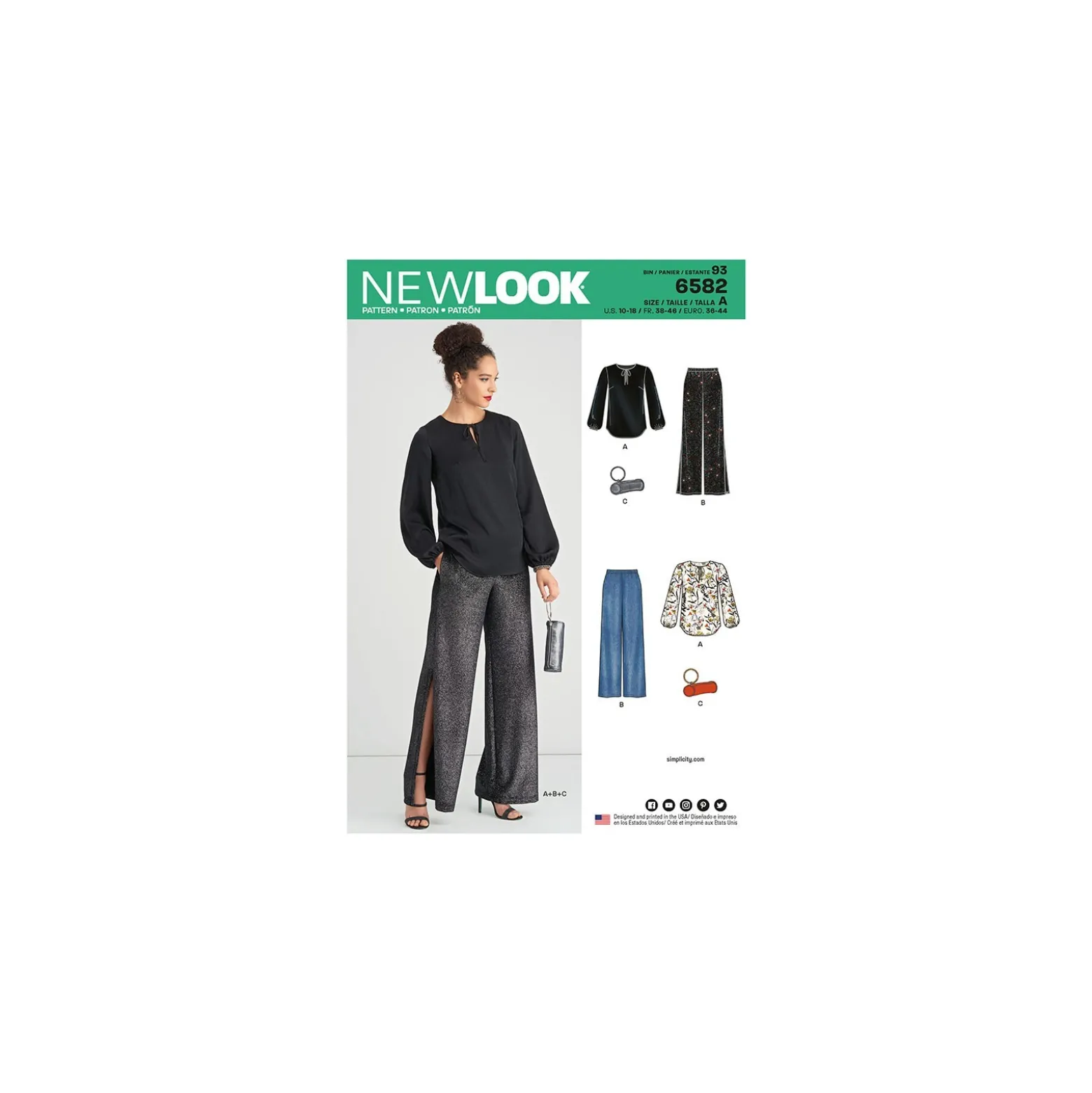 Patron Ensemble Femme - New Look 6582