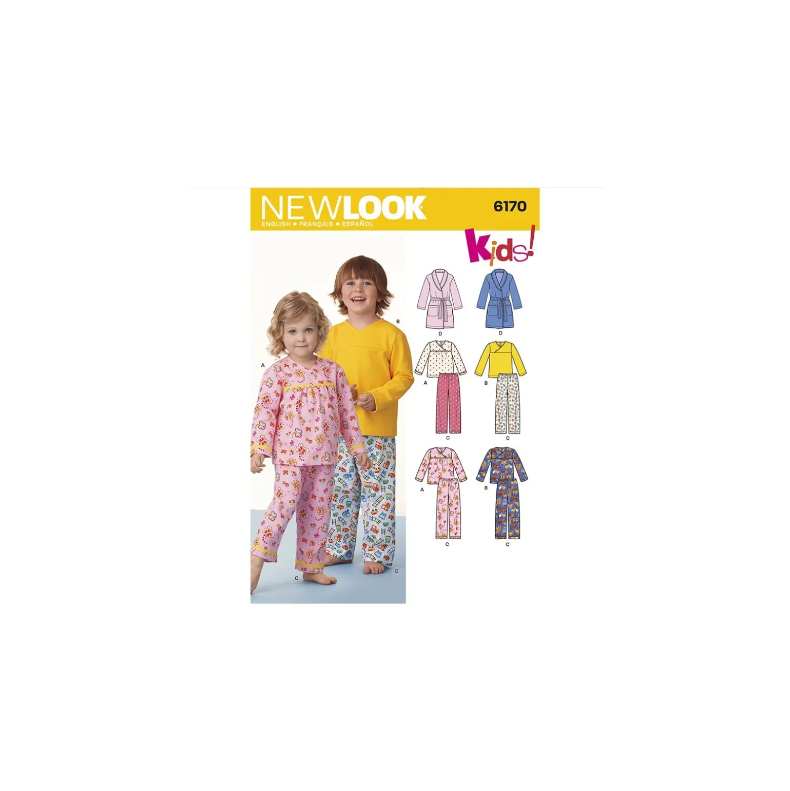 Patron Ensemble Pyjama Enfant - New Look 6170