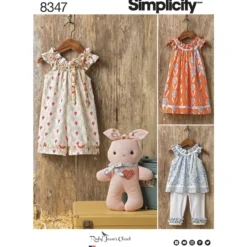 Patron Ensemble sans manches Bébé - Simplicity n°8347