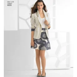 Patron Ensemble Tailleur Femme - New Look 6035