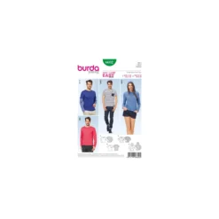Patron Femme & Homme T-shirt Burda n°6602