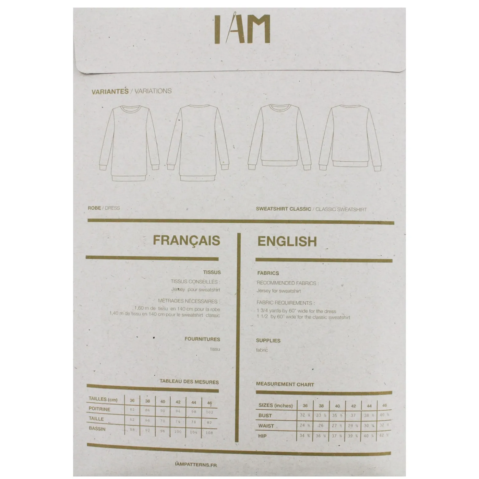Patron Femme I AM Sweat-Shirt - I am Apollon