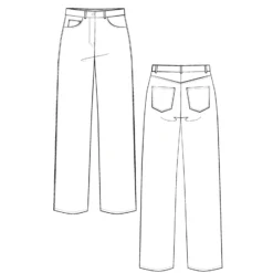 Patron Jean Maison Fauve - Worn