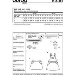 Patron Jupe Burda Kids N°9356