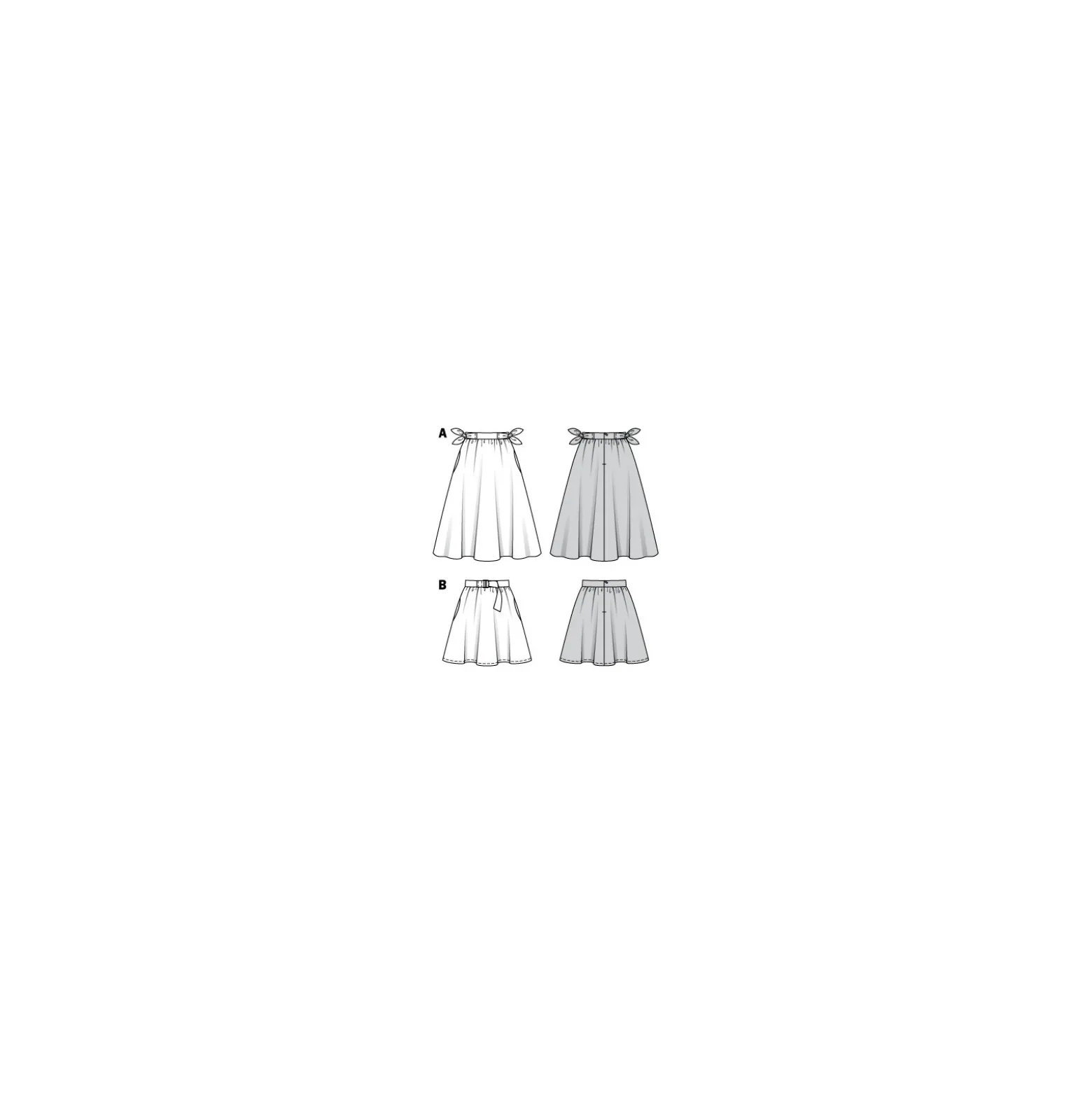 Patron Jupe Cloche Femme Burda N°6319